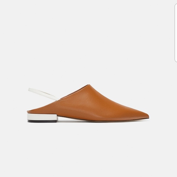 zara slingback flats
